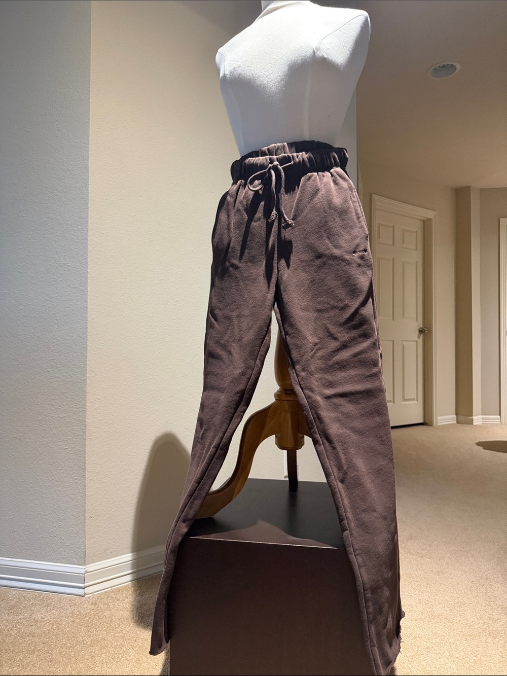 Garage Women's Brown Drawstring Track Joggers